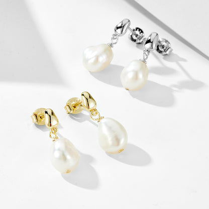 Pearl Stud Earrings