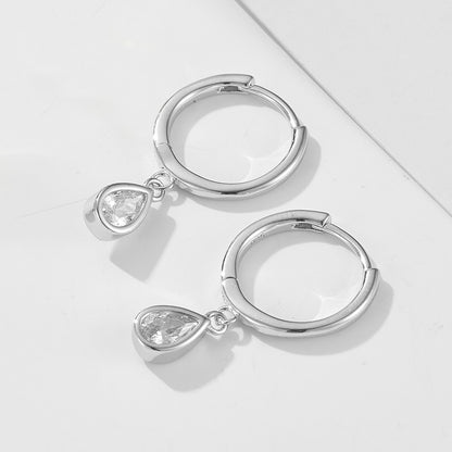 CZ Drop Earrings