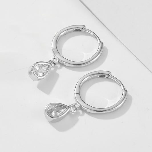 CZ Drop Earrings
