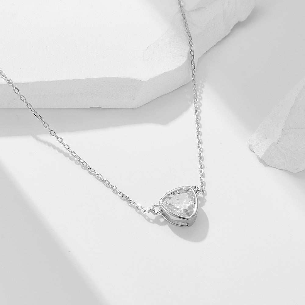 Triangle CZ Pendant
