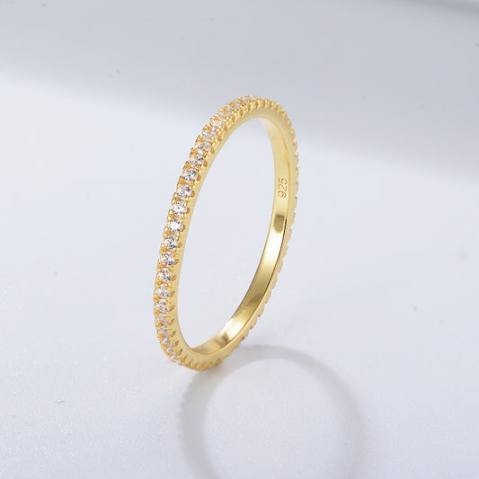 Pavé CZ Band Ring