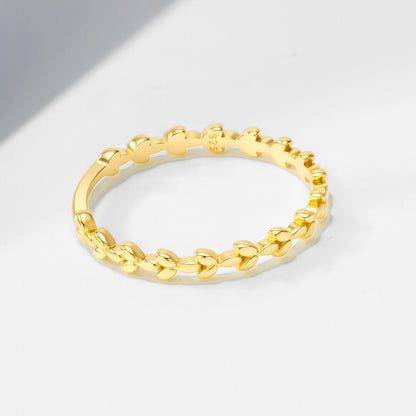 Leaf Band Ring