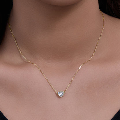 Triangle CZ Pendant
