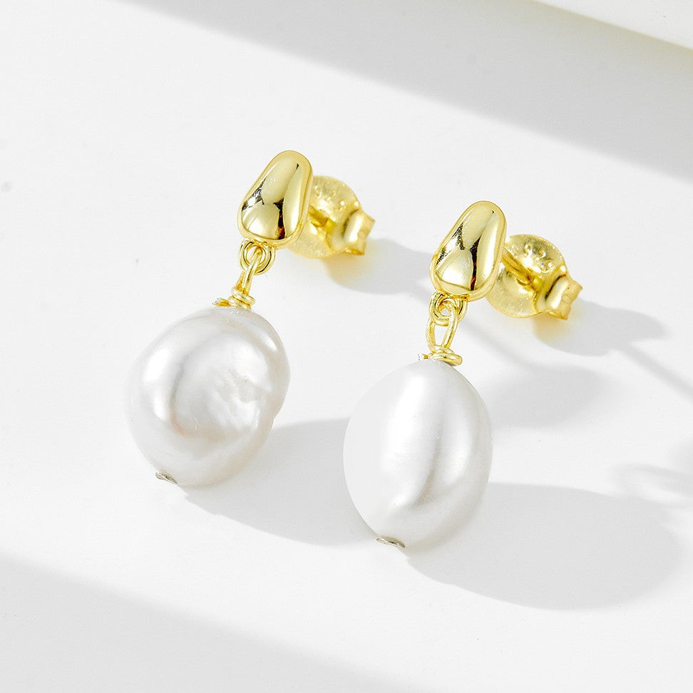 Pearl Stud Earrings