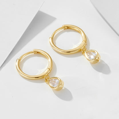 CZ Drop Earrings