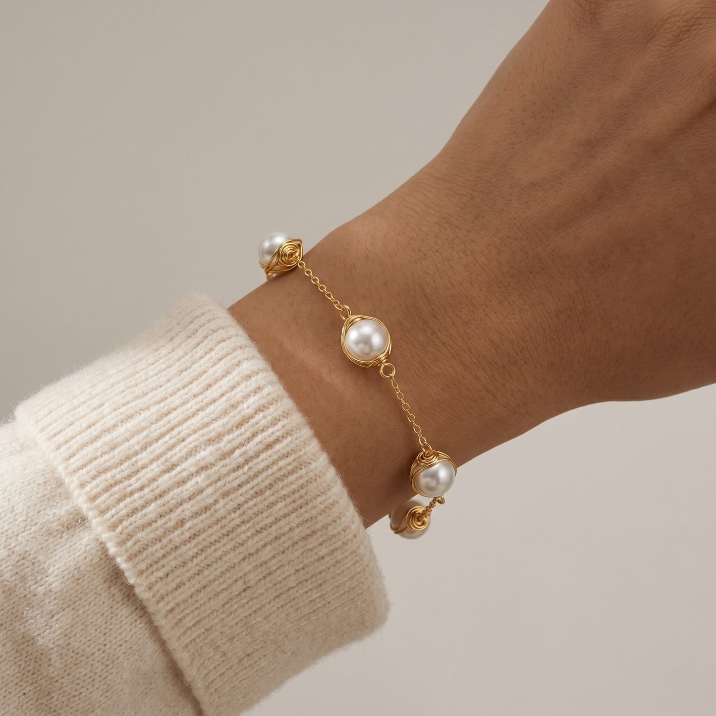 Pearl Station Bracelet