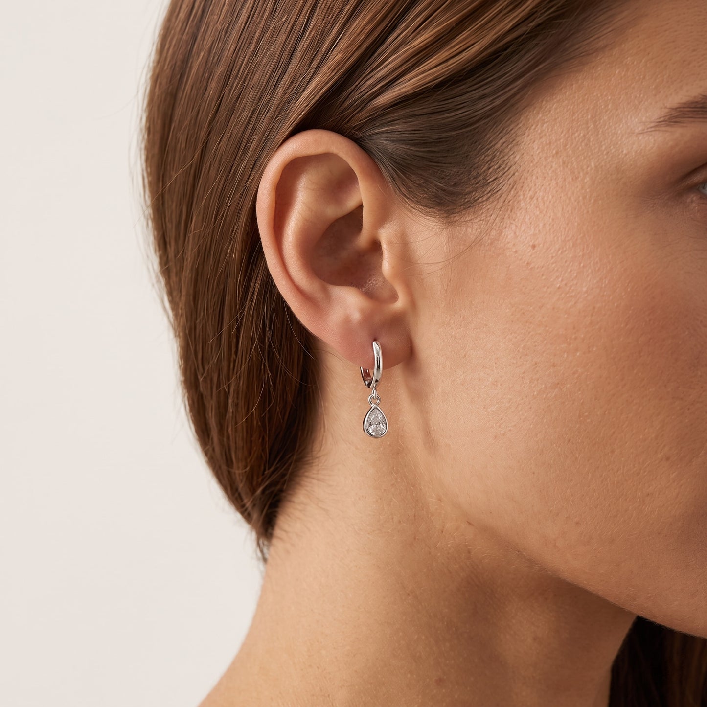 CZ Drop Earrings