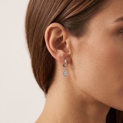 CZ Drop Earrings