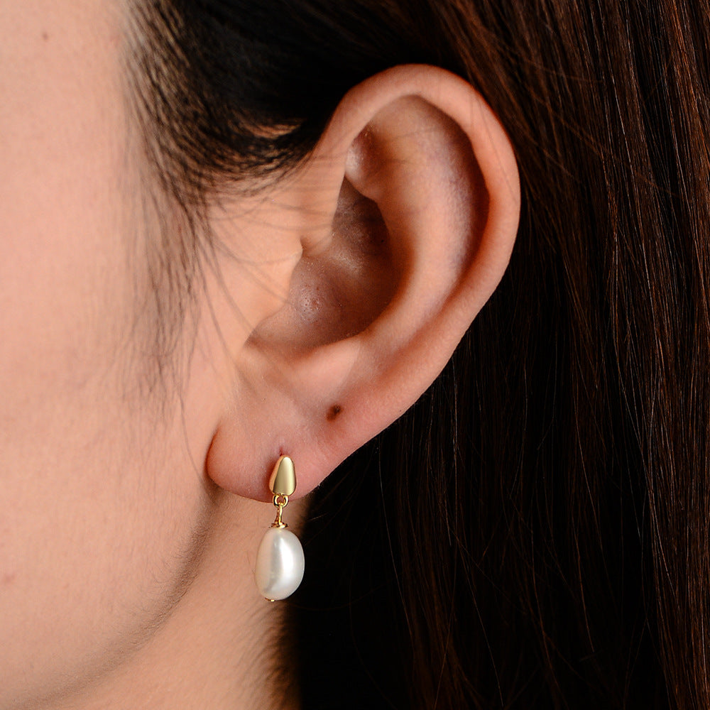 Pearl Stud Earrings