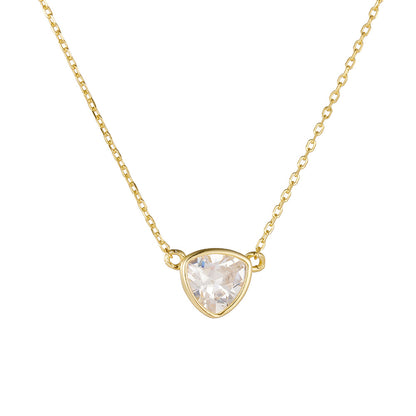 Triangle CZ Pendant