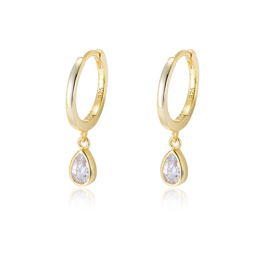 CZ Drop Earrings
