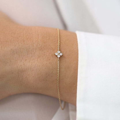 Four-Leaf Clover Bracelet