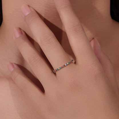 Pavé CZ Band Ring