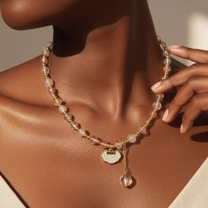 Yuanbao Charm Mixed Crystal Bracelet