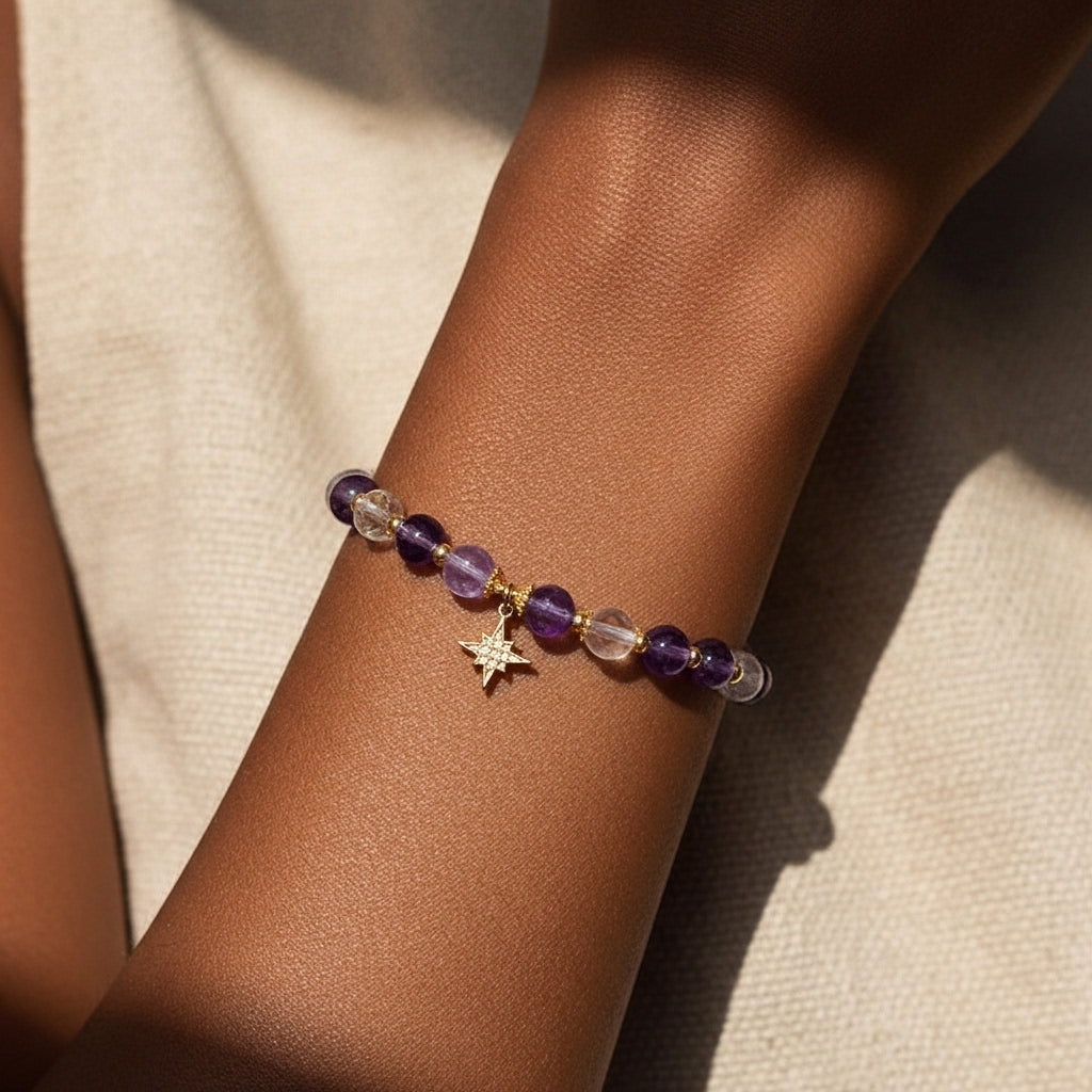 Star Light Amethyst Bracelet