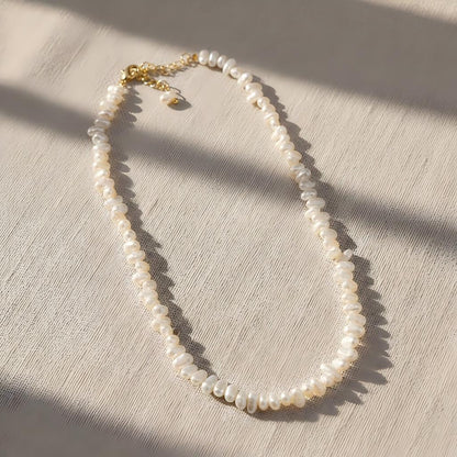 Everyday Choker Baroque Freshwater Pearl Necklace
