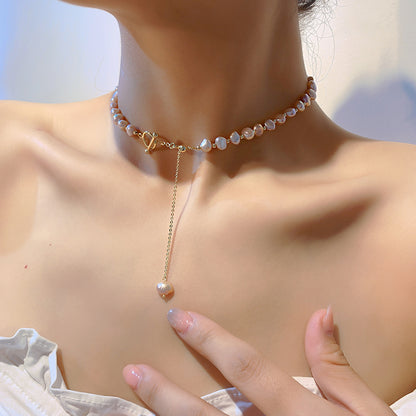 Toggle Drop Freshwater Pearl Necklace